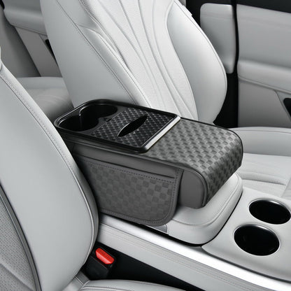 Car Armrest Storage Organizer with Cup Holder