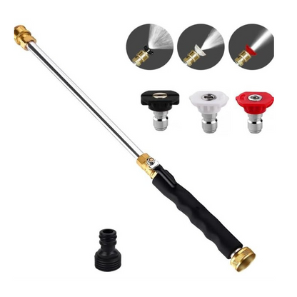 🔥 Last Day Deal – High-Pressure Water Gun | 3 Nozzles & Heavy-Duty Aluminum ✨