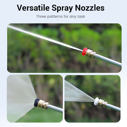 🔥 Last Day Deal – High-Pressure Water Gun | 3 Nozzles & Heavy-Duty Aluminum ✨
