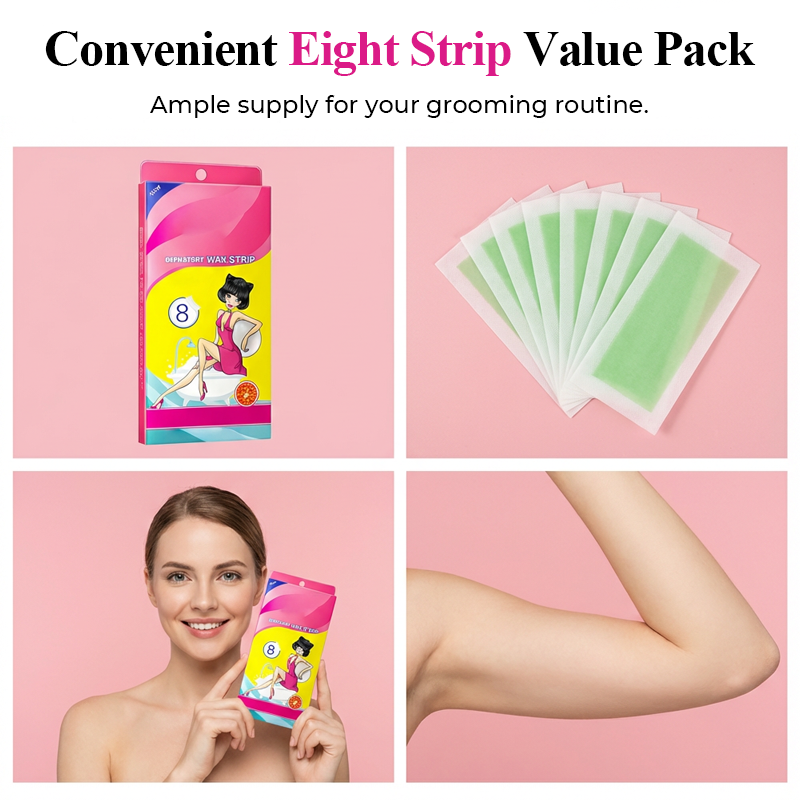 🔥New Hot Selling❤️‍🔥 8-Pack At-Home Depilatory Wax Strips