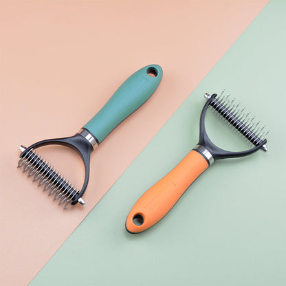 🐾 50% OFF! 🧹Double-sided pet grooming brush 🐶