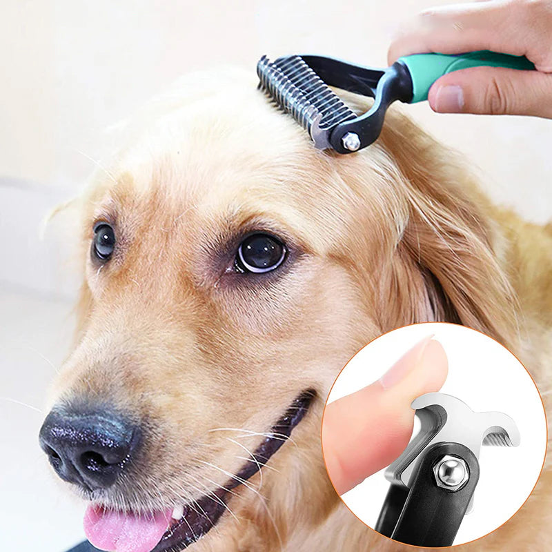 🐾 50% OFF! 🧹Double-sided pet grooming brush 🐶