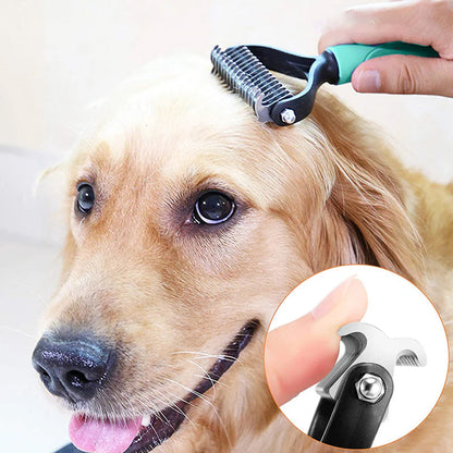 🐾 50% OFF! 🧹Double-sided pet grooming brush 🐶