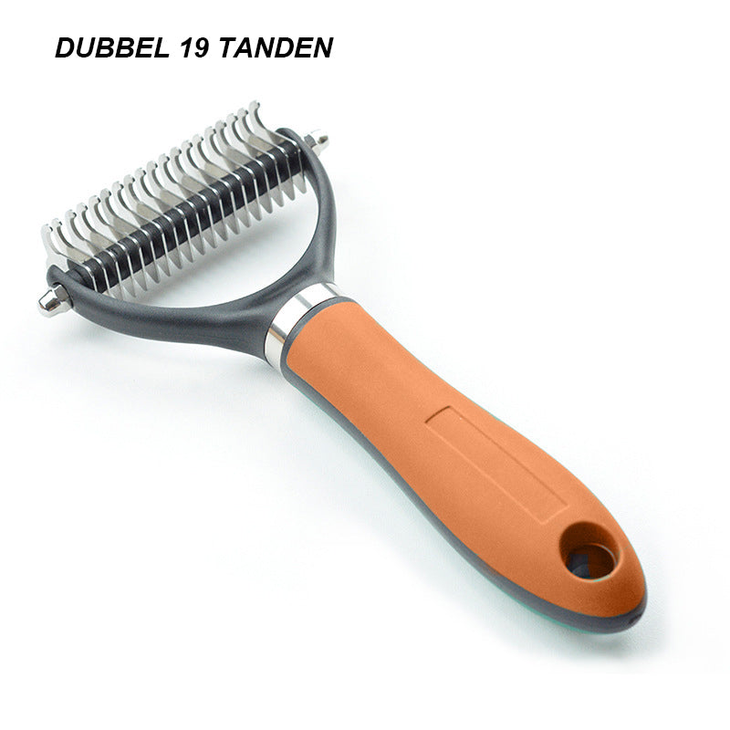 🐾 50% OFF! 🧹Double-sided pet grooming brush 🐶