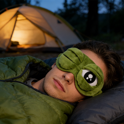 🐸50% OFF!💤Soft Funny Frog 3D Sleep Mask