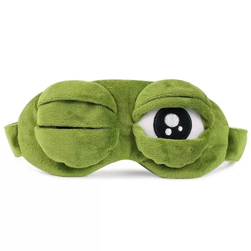 🐸50% OFF!💤Soft Funny Frog 3D Sleep Mask