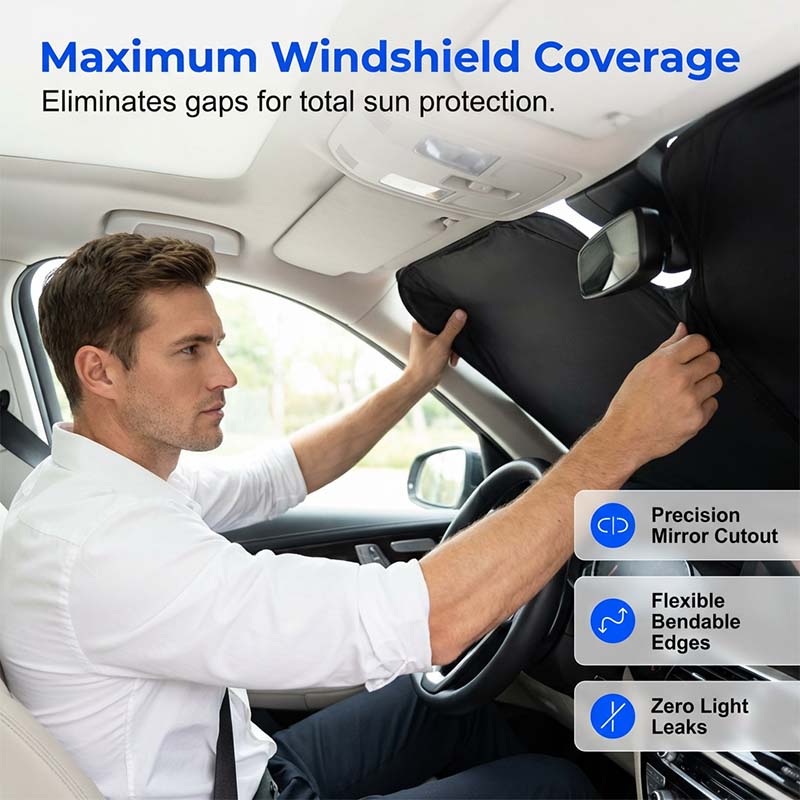 Summer Bestseller - Foldable Car Windshield Sunshade🚗