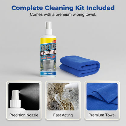 🔥Last Day 49% OFF🔥Headstone Restoration & Cleaning Spray