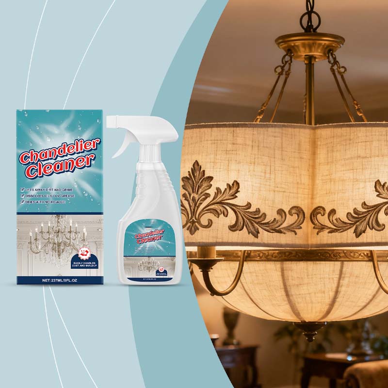 Spray for cleaning and caring for chandeliers