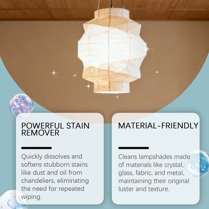 Spray for cleaning and caring for chandeliers