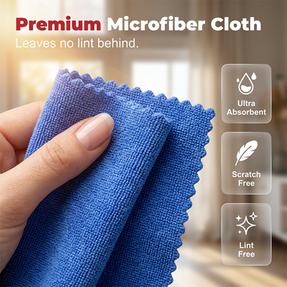 ✨ Foaming glass cleaner for streak-free shine