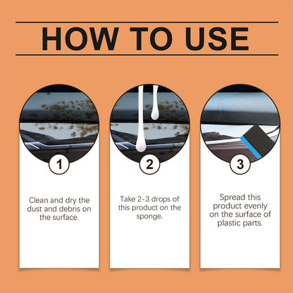 Plastic care product for car interiors – cleans, revitalizes & protects – now on offer: 3 for the price of 2 🚗🎁