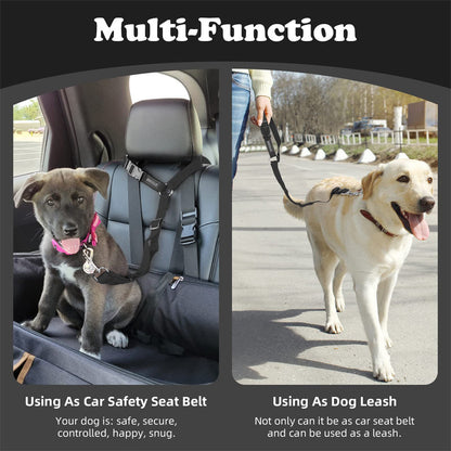 💐50% OFF! Car Safety Harness – Anti-Strangle Elastic Belt 🐶✔️【Limited Offer】