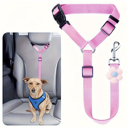 💐50% OFF! Car Safety Harness – Anti-Strangle Elastic Belt 🐶✔️【Limited Offer】