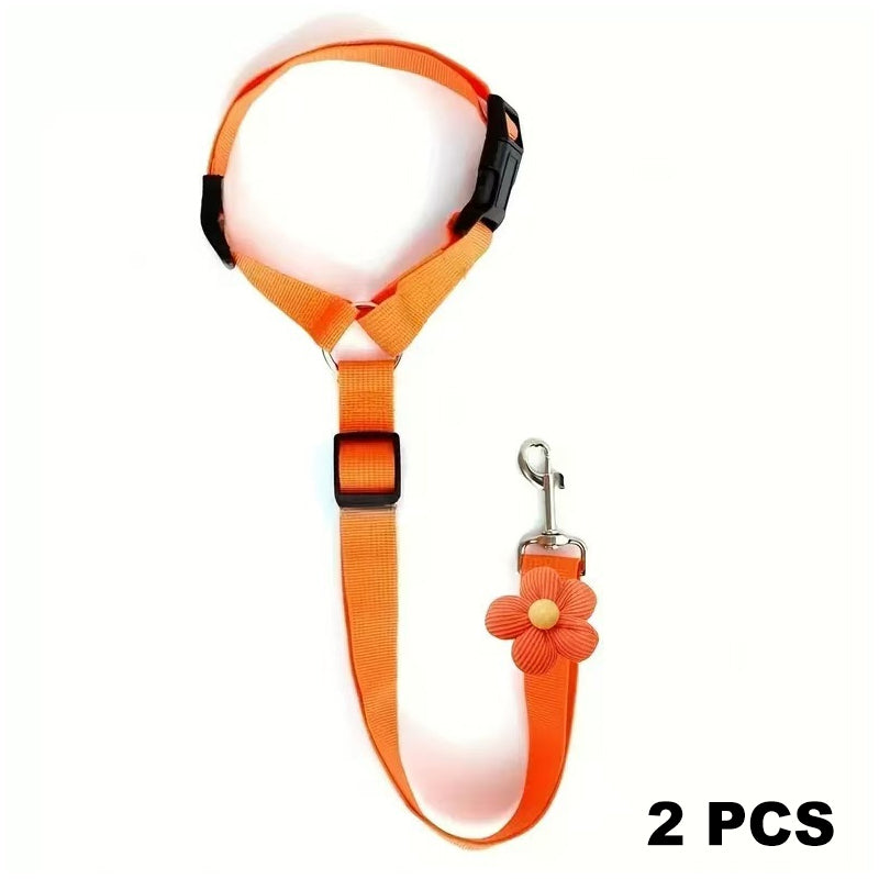 💐50% OFF! Car Safety Harness – Anti-Strangle Elastic Belt 🐶✔️【Limited Offer】