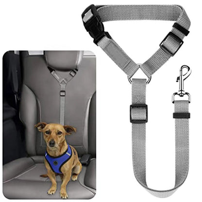 💐50% OFF! Car Safety Harness – Anti-Strangle Elastic Belt 🐶✔️【Limited Offer】