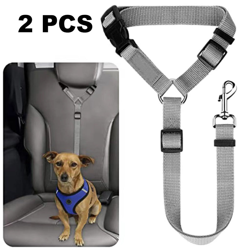 💐50% OFF! Car Safety Harness – Anti-Strangle Elastic Belt 🐶✔️【Limited Offer】
