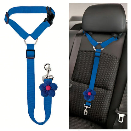 💐50% OFF! Car Safety Harness – Anti-Strangle Elastic Belt 🐶✔️【Limited Offer】