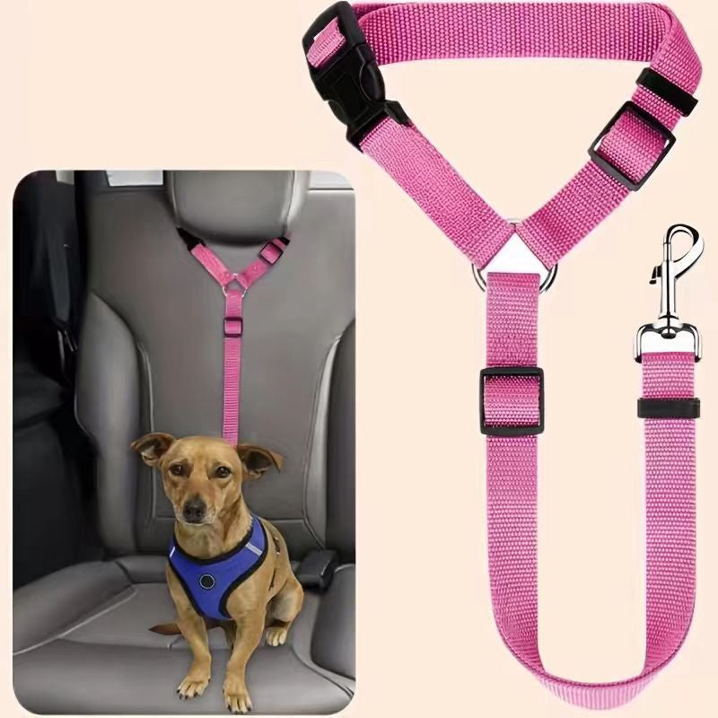 💐50% OFF! Car Safety Harness – Anti-Strangle Elastic Belt 🐶✔️【Limited Offer】