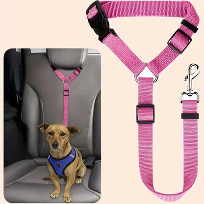 💐50% OFF! Car Safety Harness – Anti-Strangle Elastic Belt 🐶✔️【Limited Offer】