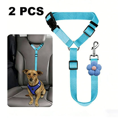 💐50% OFF! Car Safety Harness – Anti-Strangle Elastic Belt 🐶✔️【Limited Offer】