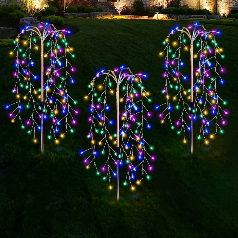 ⏳Limited-time Sale: ONLY ￡19.99!! ✨LuminaGlow Solar Firework Garden Lights – Waterproof Starburst Stake Lamps for Paths, Patios & Parties 🌟🌧️✨ (Multi-Colour)