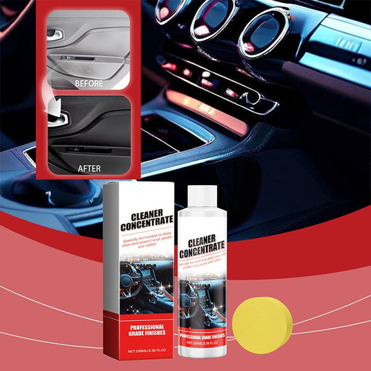 Cleaning and surface treatment of car plastic renovation