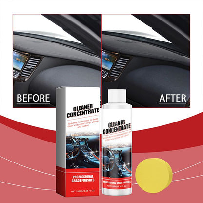 Cleaning and surface treatment of car plastic renovation