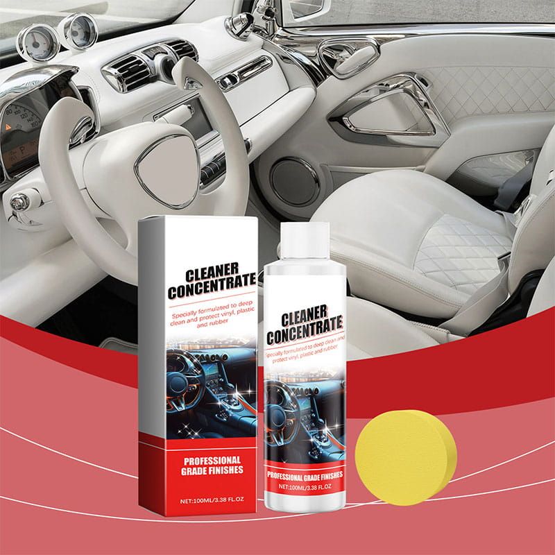 Cleaning and surface treatment of car plastic renovation
