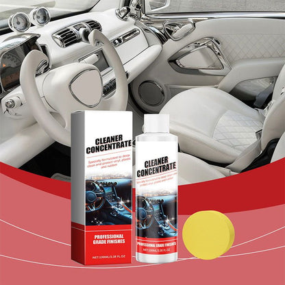 Cleaning and surface treatment of car plastic renovation