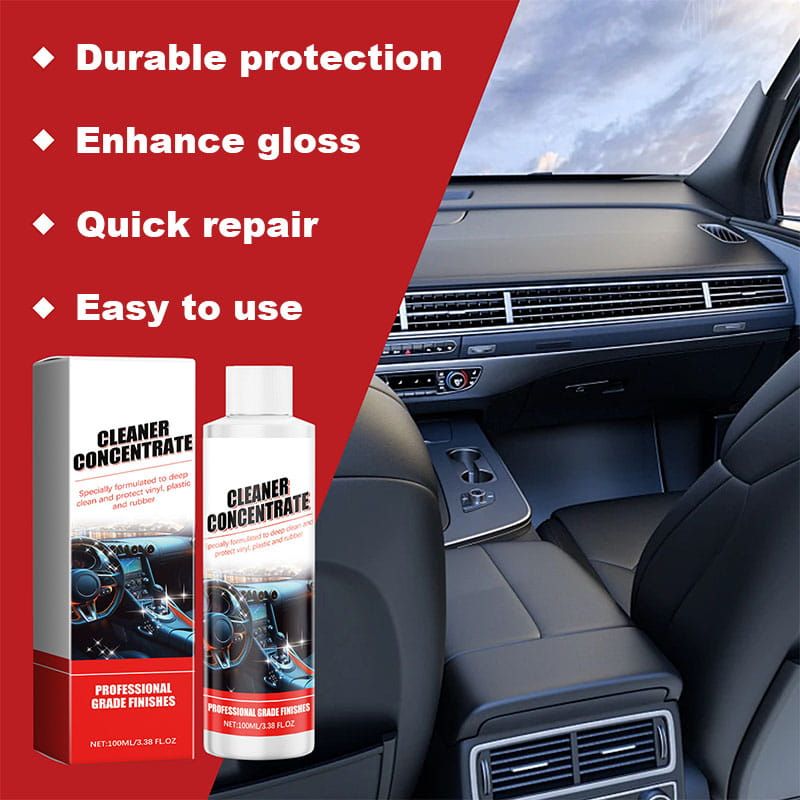 Cleaning and surface treatment of car plastic renovation