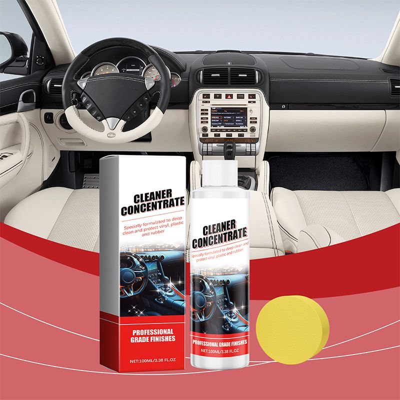Cleaning and surface treatment of car plastic renovation