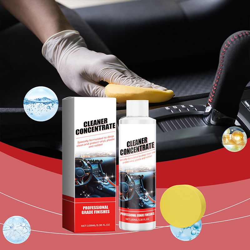 Cleaning and surface treatment of car plastic renovation