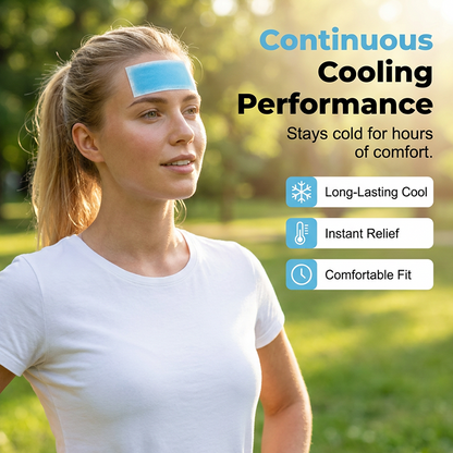 Long-lasting cooling body patches for hot weather (10 pieces)