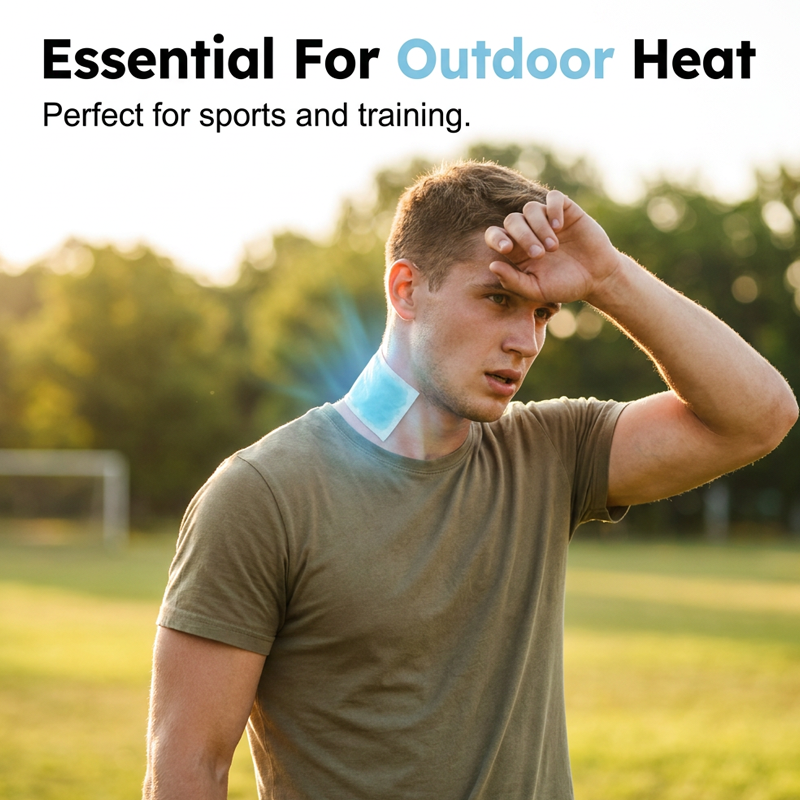 Long-lasting cooling body patches for hot weather (10 pieces)