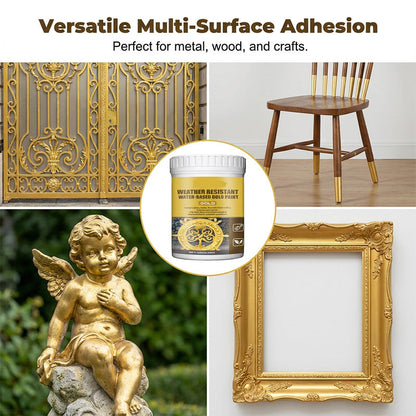 🔥Hot Sale - 49% OFF🔥Weather Resistant Water-Based Gold Paint
