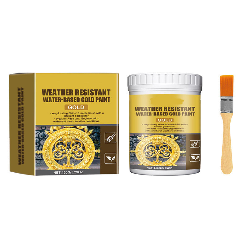 🔥Hot Sale - 49% OFF🔥Weather Resistant Water-Based Gold Paint