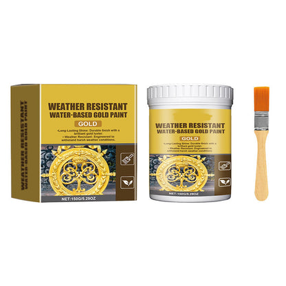 🔥Hot Sale - 49% OFF🔥Weather Resistant Water-Based Gold Paint