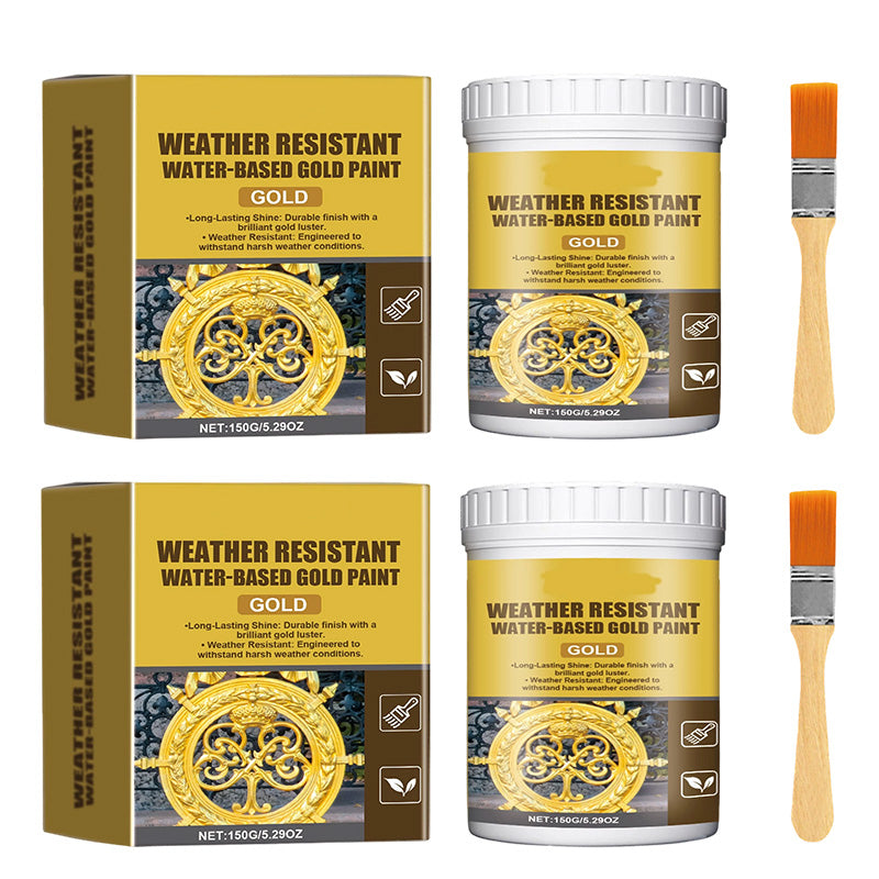 🔥Hot Sale - 49% OFF🔥Weather Resistant Water-Based Gold Paint