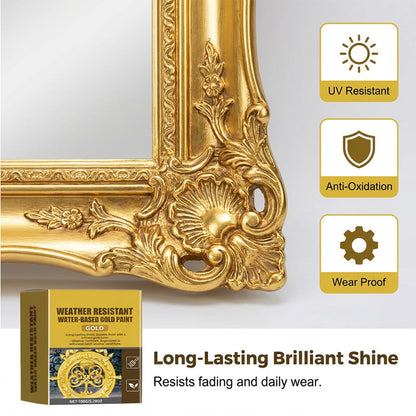 🔥Hot Sale - 49% OFF🔥Weather Resistant Water-Based Gold Paint