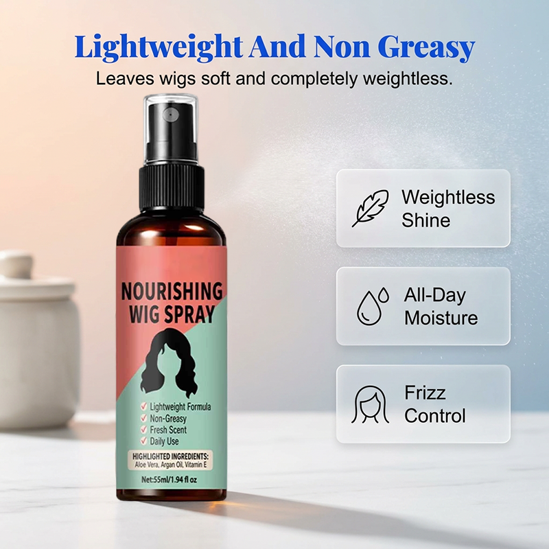 Lightweight No-Rinse Nourishing Wig Spray