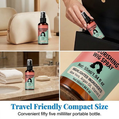 Lightweight No-Rinse Nourishing Wig Spray