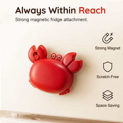🦀 50% OFF NOW! ⏰ Multifunctional Magnetic Crab-Shaped Bottle Opener – Strong magnet & rust-proof – Catches caps, great for fridge or bar – fun design for parties or gifts 🍻