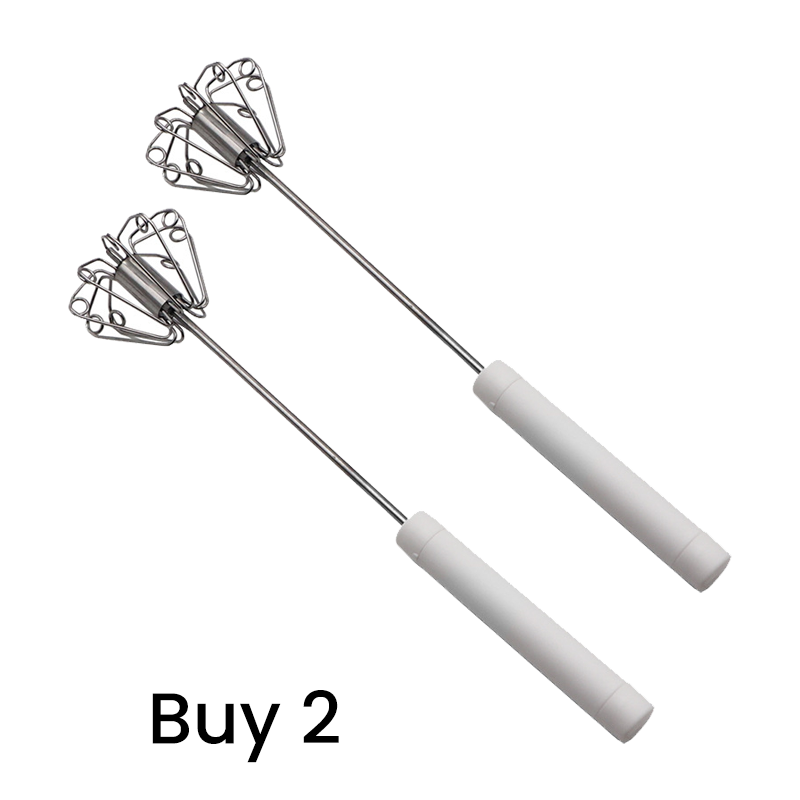 Stainless Steel Semi-Automatic Hand Egg Beater