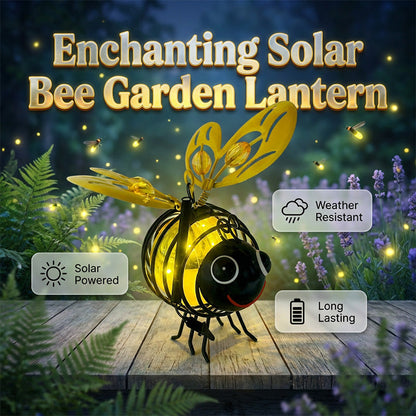📢📢50% OFF !! ⏰🐝 Solar Powered Hanging Bee Garden Light