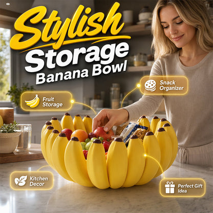 🔥Last Day 49% OFF-Creative Banana Shape Fruit Bowl