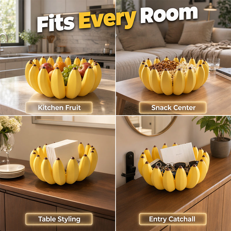 🔥Last Day 49% OFF-Creative Banana Shape Fruit Bowl