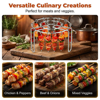 ✨Summer Limited-Time 50% OFF 🍳Stainless Steel Air Fryer Skewer Rack