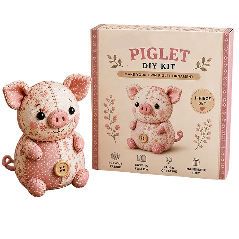 ⏳ FLASH SALE! ✨ Handgemaakte Schattige Koe Set | Beginnersvriendelijk 🧵 | Afmeting ca. 25cm | HALF PRICE 🎉