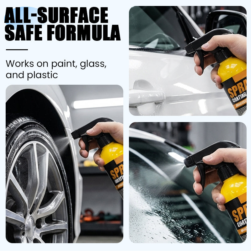 🚗 Instant Car Shine & Protective Coating Spray ✨ Restore Your Car’s Showroom Shine⏳